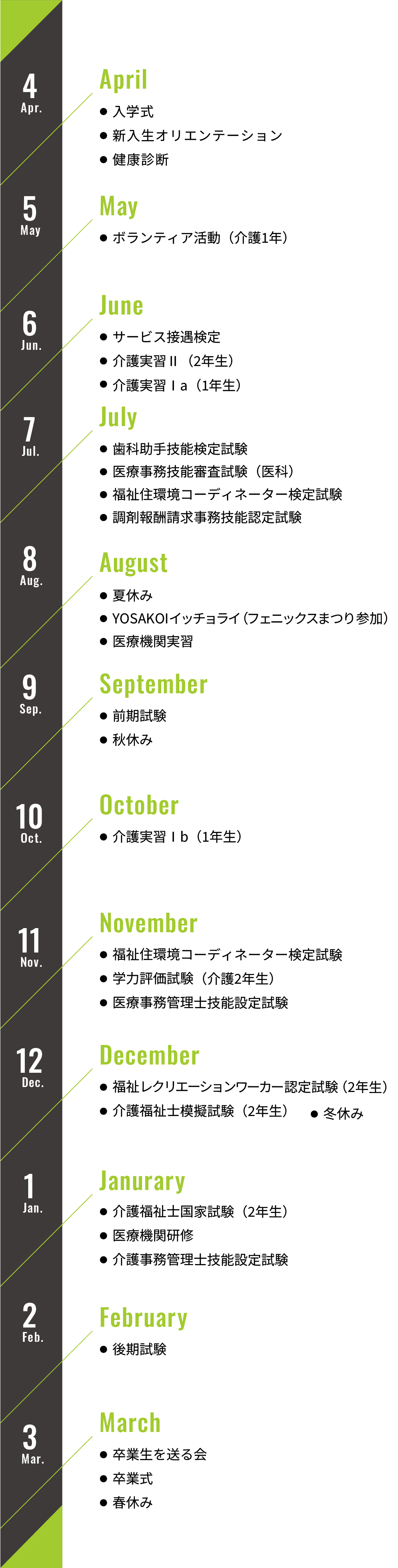 年間スケジュール